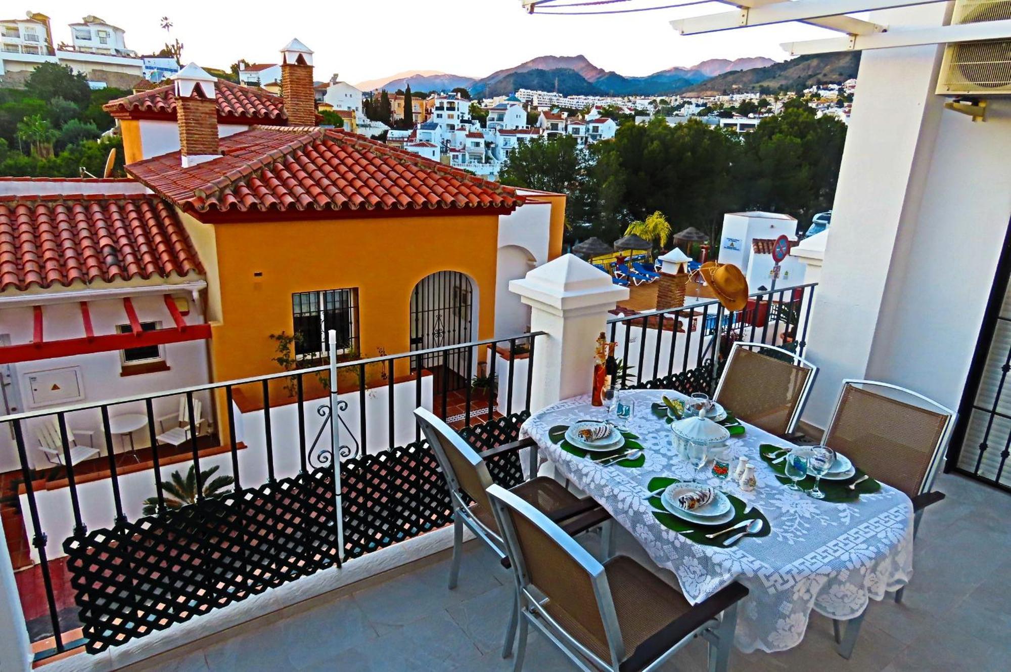 Aljamar 3B Apartment Nerja Bagian luar foto